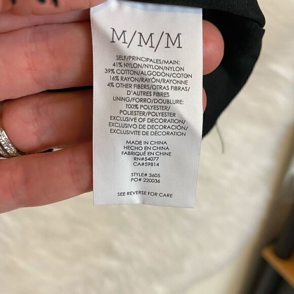 Cabi | 3605 Black Lace Display Tank Top | M - Picture 7 of 10